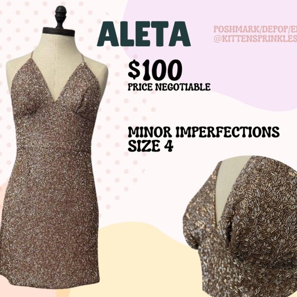 ALETA MINI DRESS - Picture 1 of 8